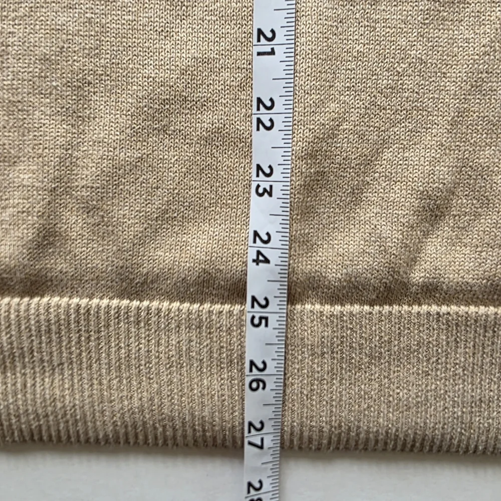 Old Navy XL Tan Henley Lightweight Knit Cozy Sweater Minimal Classic Neutral
